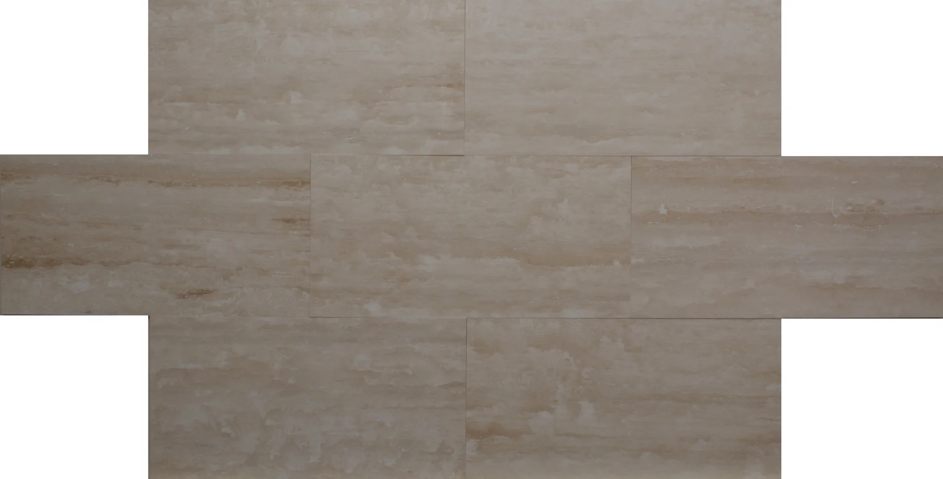 Ivory Vein Cut Honed Filled Travertine Tile