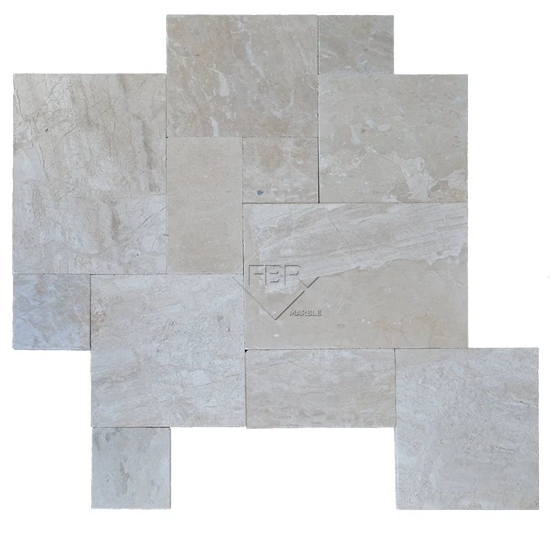 Diana Royal Tumbled Marble Paver