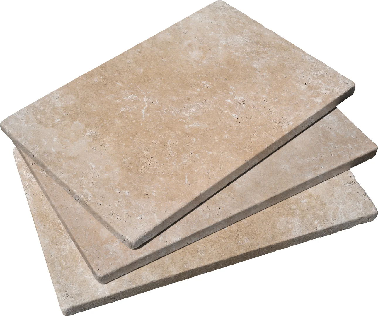 Latte Tumbled Travertine Paver