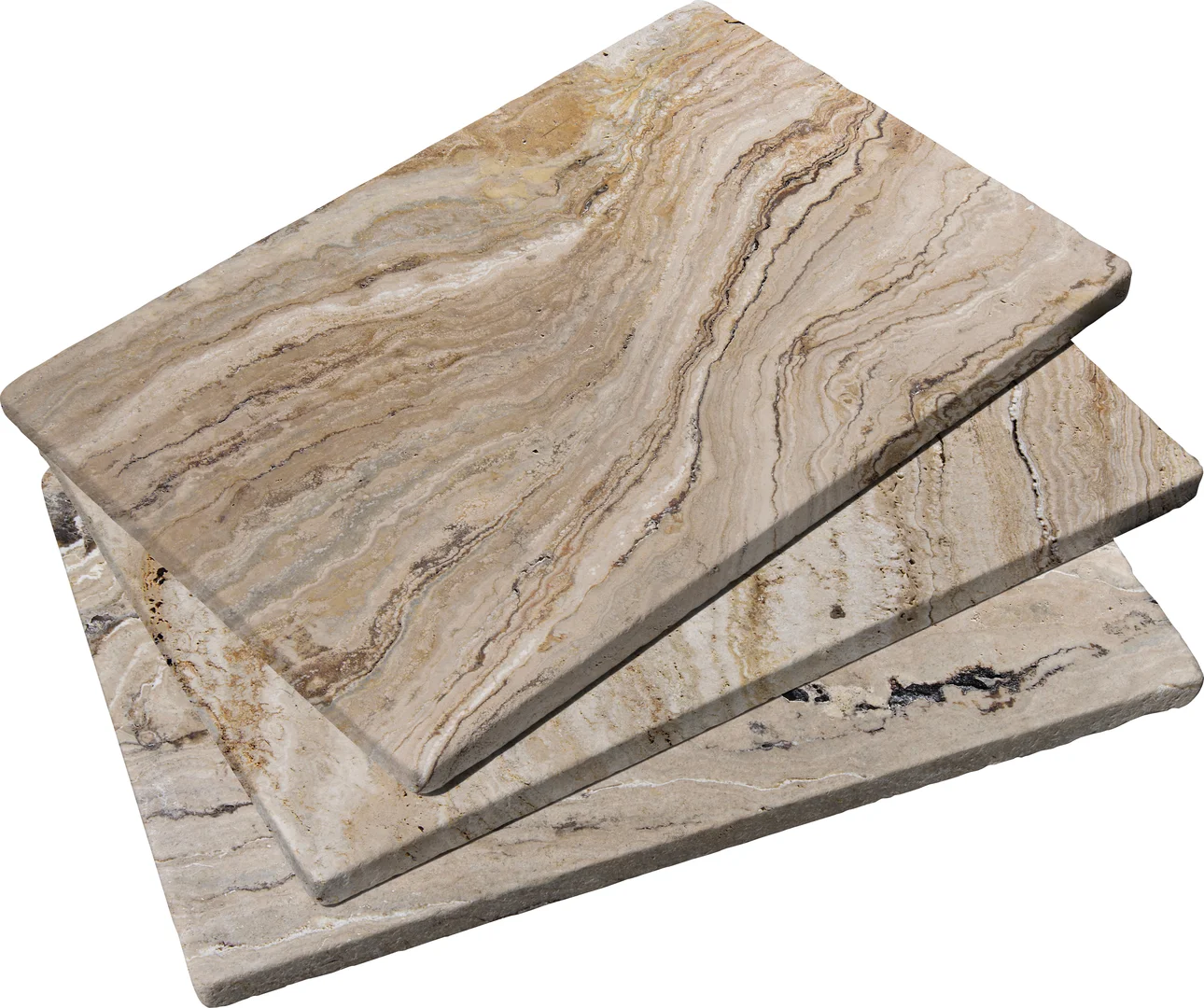 Leonardo Tumbled Travertine Paver