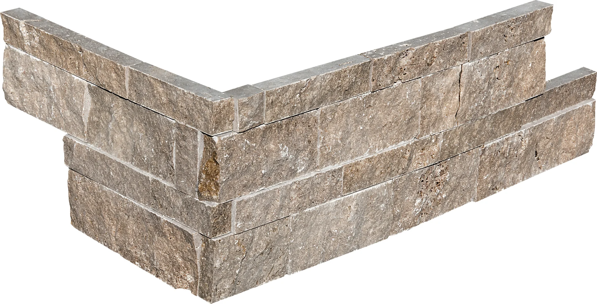 Noce Splitface Travertine Ledger Corner